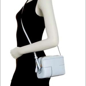 NEW Tory Burch Block-T Double Zip Crossbody Bag